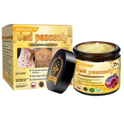 ΑPΚΑPK™Jad Pszczoły Kompleksowy Krem🧑‍⚕️🧑‍⚕️ 🥇pomaga w leczeniu problemów skórnych, takich jak: zmarszczki, blizny, plamy pigmentacyjne, rozstępy, trądzik, łuszczyca, egzema, zmiany skórne, podrażnienia, stany zapalne i inne problemy skórne🔥
