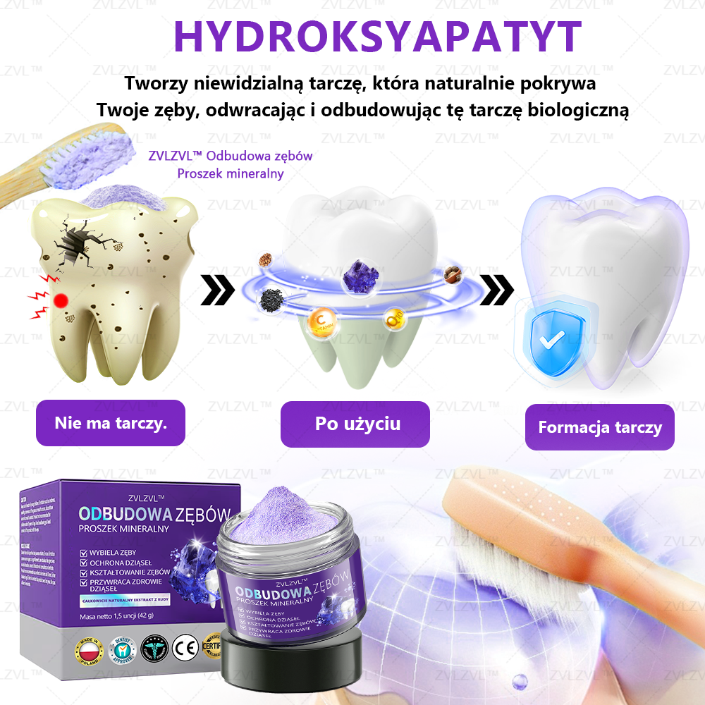 🎁 Zostało już tylko 5 pudełek! Zapewniamy również dodatkowy rabat 50%! Ciesz się białymi i zdrowymi zębami już teraz. Jeżeli przegapicie teraz, nadrobicie zaległości dopiero w przyszłym roku!