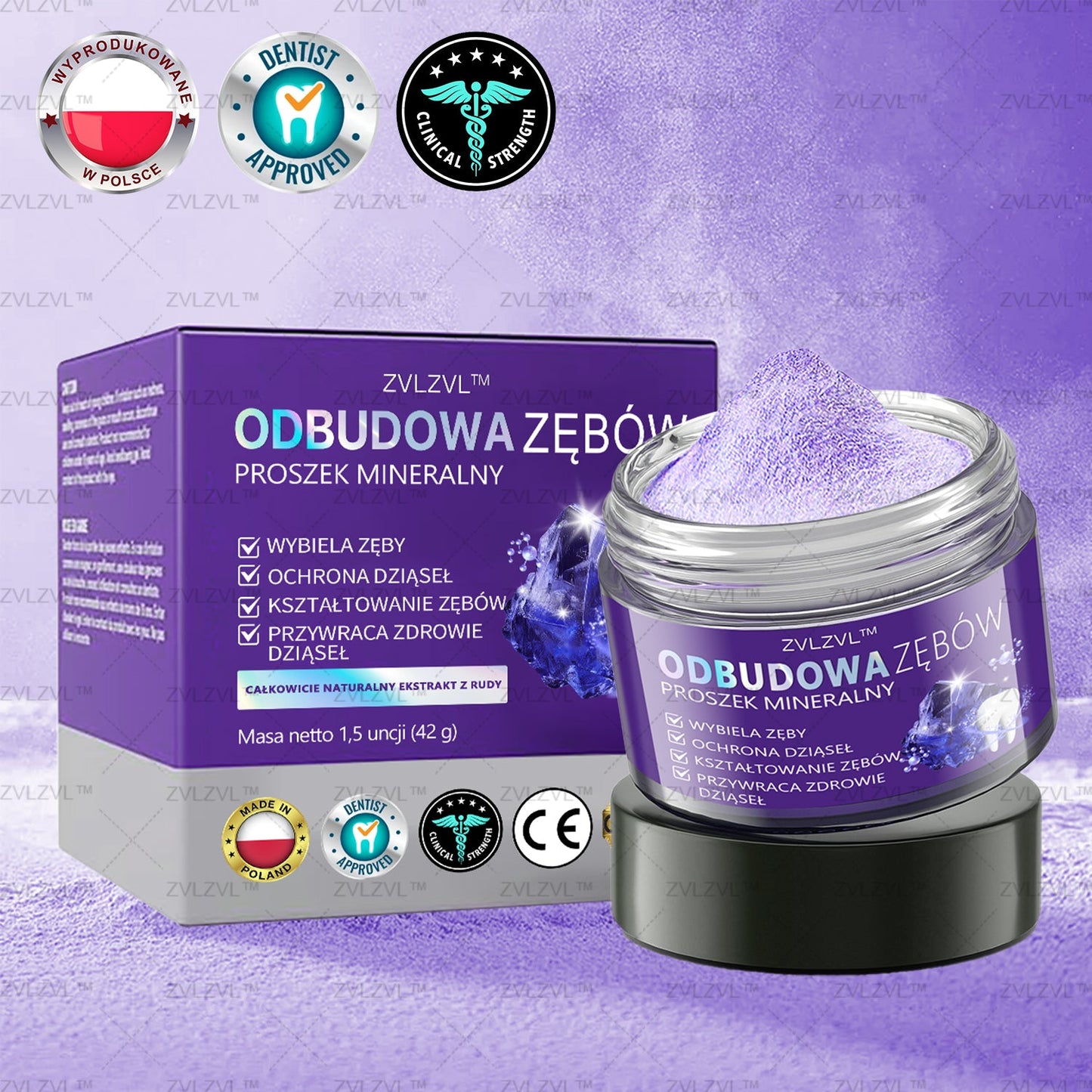 🎁 Zostało już tylko 5 pudełek! Zapewniamy również dodatkowy rabat 50%! Ciesz się białymi i zdrowymi zębami już teraz. Jeżeli przegapicie teraz, nadrobicie zaległości dopiero w przyszłym roku!